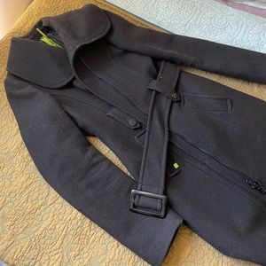 SOIA + KYO FITTED MOCHA COAT